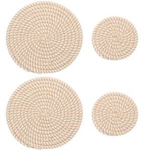 Unique Bargains House Indoor Gardening Plant Mat 4 Pcs - 1 of 4