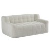 Velvet 2-Seater Modular Loveseat,64.6" Tufted Full Compression Sofa with High-Density Foam,Modern Couch for Living Room,No Assembly-Baofuwish - 3 of 4
