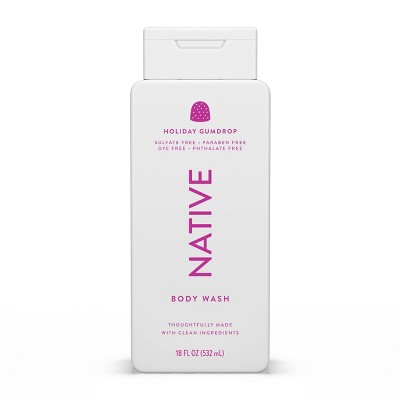 Native Limited Edition Body Wash - Holiday Gumdrop - Sulfate Free - 18 fl oz