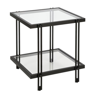 Metal Side Table in Black - Henn&Hart