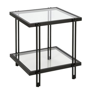 Metal Side Table in Black - Henn&Hart - 1 of 4