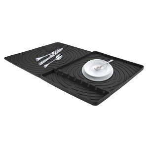 REGALWOVEN Silicone Dish Drying Mat for Kitchen Counter, Easy Clean Kitchen Mat, Silicone Mat, Fits Under Dish Rack 1 Pc - 1 of 4