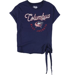Touch by G-III Womens Columbus Blue Jackets Graphic T-Shirt, Blue, Medium - 1 of 2