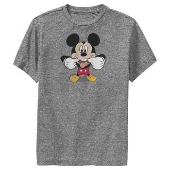 Boy's Disney Mickey Mouse Tongue Out Performance Tee