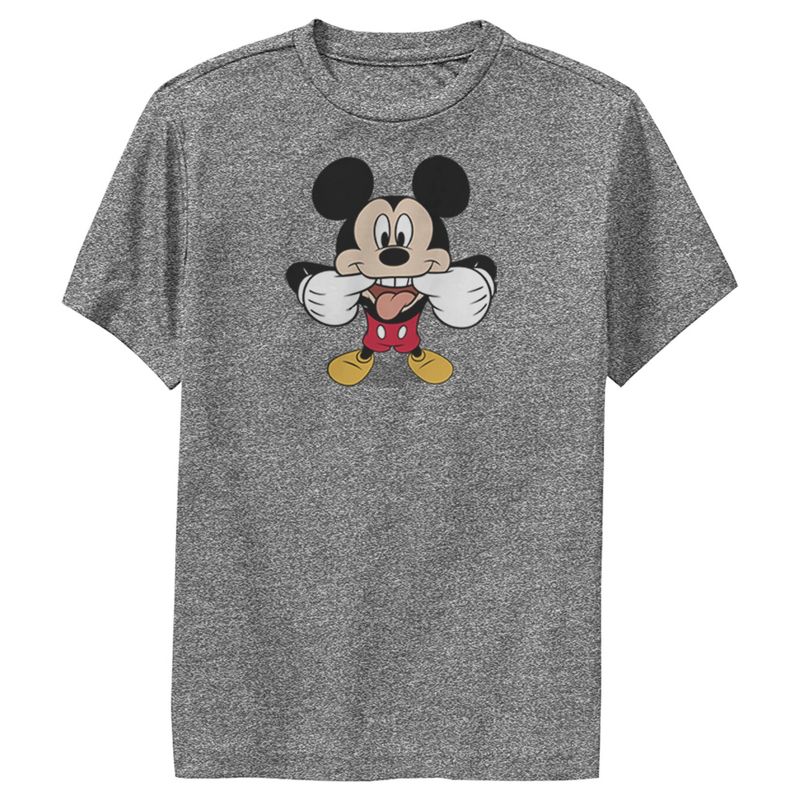 Boy's Disney Mickey Mouse Tongue Out Performance Tee, 1 of 5