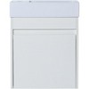 Modern Wall Mount Bathroom Vanity, White Floating Sink Combo with Storage Cabinet, Easy to Assemble Design for Quick Setup - 4 of 4