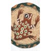 Earth Rugs Southwestern Desert Frog Coaster Rustic Farmhouse 5"x5" - 3 of 3