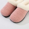 Roxoni Women's Winter Fur Warm and Comfortable Clog Slipper - 3 of 4