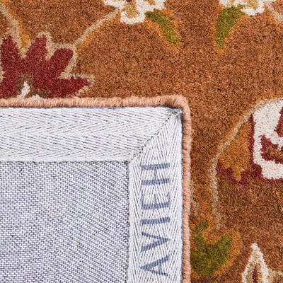 Elegant Ivory Hand-Tufted Wool Rectangular Area Rug, 2'3" x 4'