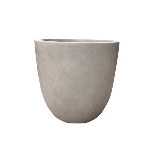 Rosemead Home & Garden Concrete Outdoor Planter Pot Beige 18"x18"x17" - 1 of 4