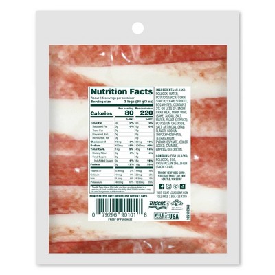 Louis Kemp Crab Delights Imitation Crab Leg Style - 8oz