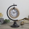 VIP Metal 14 in. Black Hanging Table Clock - 3 of 4