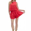 Women's Eyelet Shorts - entro - 2 of 4