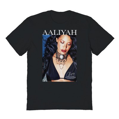 Aaliyah Men's Choker 1 Short Sleeve Graphic Cotton T-shirt - Black 3x ...