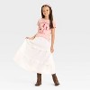Girls' Short Sleeve Cowboy Boots Graphic T-Shirt - Cat & Jack™ Soft Pink - 4 of 4