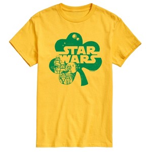 Men's - Star Wars - St. Patricks Day Clover Short Sleeve Graphic T-Shirt - 1 of 4