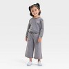 Toddler Girls' French Terry Pants - Cat & Jack™ - 3 of 3