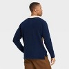 Houston White Adult Rugby Pullover Sweater - Navy Blue - image 2 of 3