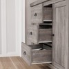 Sideboard Buffet Cabinet, 2 Door 3 Drawer Storage Cabinet, Wooden Storage Cabinet, Adjustable Partitions, Storage Cabinet, Kitchen Living Room, Gray - 4 of 4