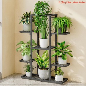 Living Room Plant Stand, 5/7 Tier Potted Plant Shelf, Anti Slip Waterproof Corner Tall Flower Holders, Multi-tier Planter Pot Holder Flower Stand - 1 of 4