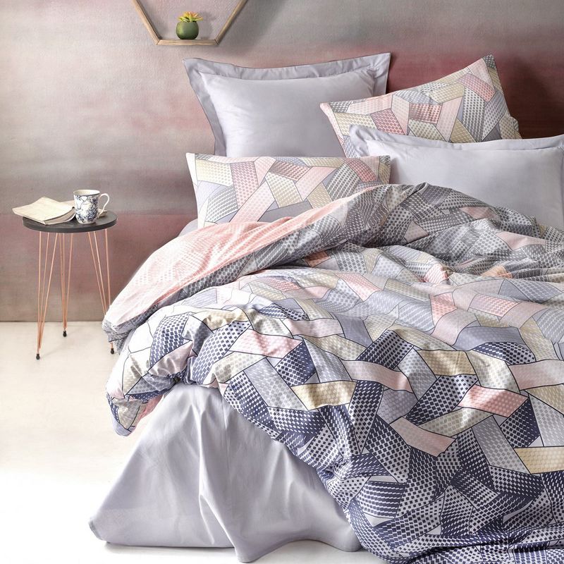 Sussexhome Modeline Collection High Quality Cotton Set, 1 Duvet Cover, 1 Fitted Sheet and 2 Pillowcases, 2 of 8