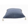 20" X 20"  Linen Striped Zippered Pillow - 4 of 4
