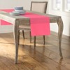 Slickblue 14"x108" Linen-Look Table Runner – Polyester Poplin, Wrinkle-Resistant, Serged Edge Finish, 41 Color Options - 2 of 3