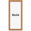 PosterPalooza | Panoramic Classic Brown Picture Frame - UV Acrylic, Foam Board Backing, Hanging Hardware - 2 of 4