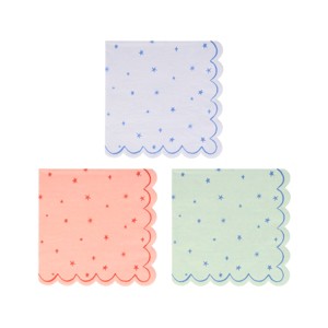 Meri Meri Star Pattern Small Napkins (Pack of 16) - 1 of 4