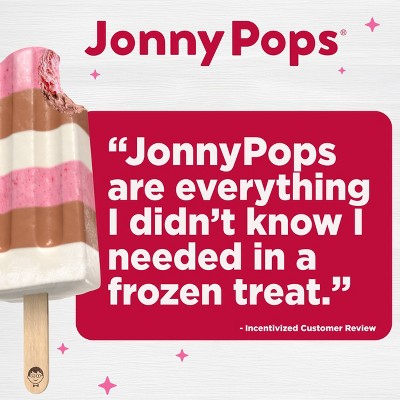 JonnyPops Neapolitan Cream Minis Frozen Pops - 6.75 fl oz/6ct