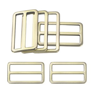 Unique Bargains Zinc Alloy Durable Multipurpose Tri Glide Metal Buckles for Bags 6 Pcs - 1 of 4