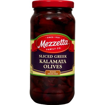 Mezzetta Sliced Greek Kalamata Olives - 9.5oz