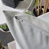 Tramull Rainforest Solid Pillow Cover 20x20 Inch, Indoor/Outdoor Water Resistant Decorative Pillow, Solarium Polyester - 4 of 4
