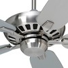 52" Casa Vieja Modern Indoor Ceiling Fan with Remote Control Brushed Nickel for Living Room Kitchen Bedroom Family Dining - 3 of 4