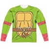 Men's Tmnt Tmnt Raphael Costume Long Sleeve Costume T-Shirt - 2 of 4