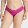 Women's Cotton Blend Cheeky Underwear with Lace - Auden™ - 4 of 4