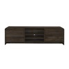 New Classic Furniture, Mara Wood Walnut TV Stand, Brown - 2 of 2
