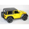 KiNSMART - Jeep Wrangler Rubicon Off Road 4x4 5 inch 1:34 Scale Die Cast Model Replica Toy Car (Yellow Hardtop) - 3 of 4