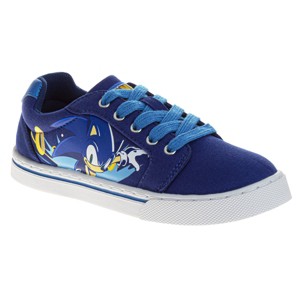 Sonic The Hedgehog Boys' Lace Up Low-Top Vintage Casual Canvas Sneakers. (Little Kids/Big Kids) - 1 of 4