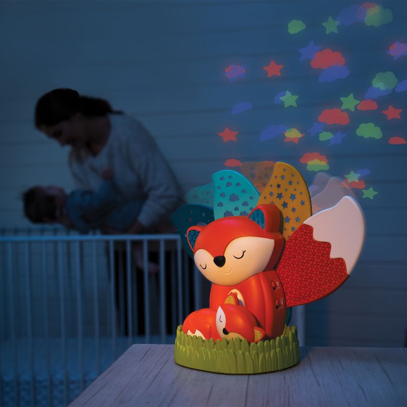 Infantino Go gaga! 3-In-1 Musical Soother &#38; Night Light Projector - Orange, 5 of 7
