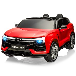 24V Licensed Chevrolet Blazer 2-Seater Kids Ride On SUV, Electric Car w/Remote, 3 Speeds, Music, LED Lights, Suspension - 1 of 4