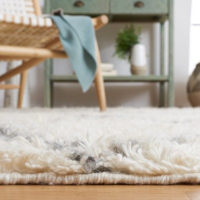 Kenya Ivory Hand-Knotted Wool Runner Rug 2'-3" x 9'