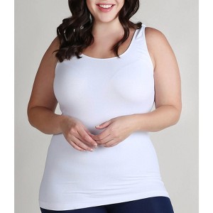 Women's Curvy Short Basic Tank Top - Nikibiki - 1 of 2