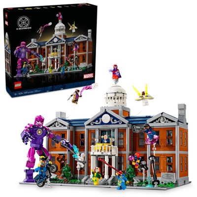 LEGO Marvel X-Men The X-Mansion Building Set with 10 Minifigures 76294