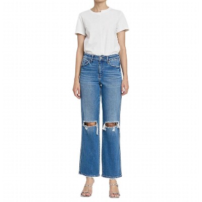 Women's Gladden High Rise Slim Wide Leg Jeans - FLYING MONKEY