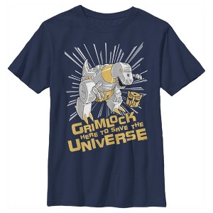 Boy's Transformers Grimlock Saves the Universe T-Shirt - 1 of 4