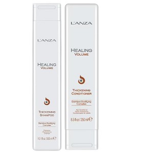 L'anza Healing Volume Thickening Shampoo & Conditioner (10.1 oz DUO SET KIT) | Lanza Keratin Luxury  for Fine Thinning Hair - 1 of 3