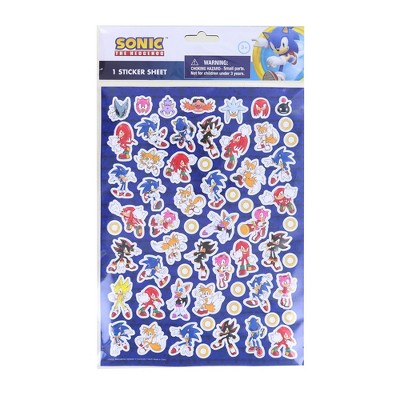 Sonic the Hedgehog Sticker Book, 4 Sheets
