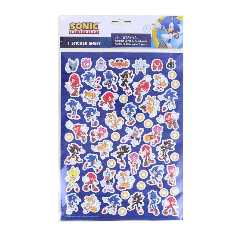 Innovative Designs Sonic the Hedgehog Raised Sticker Sheet, 1 of 4