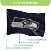3'x5' Single Sided Flag w/ 2 Grommets, Seattle Seahawks - 2 of 4
